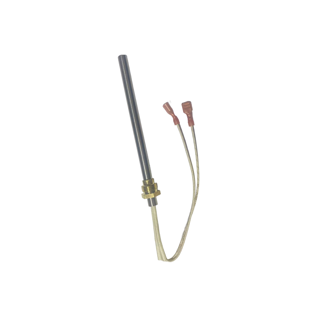 Resistencia c/rosca 150x9,5mm p/salamandra a pellets